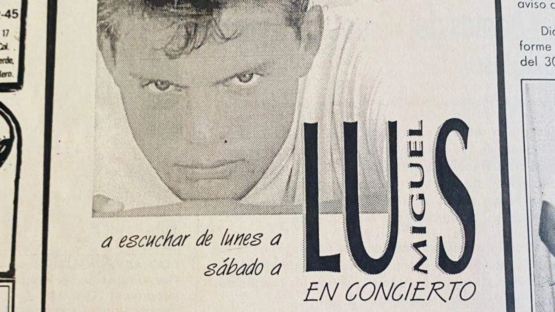 En 1993 Luis Miguel visitó Tampico en un gran concierto 